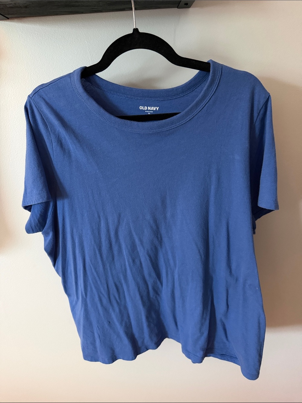 Old Navy Women's Royal Blue Short-Sleeve Crewneck Tee